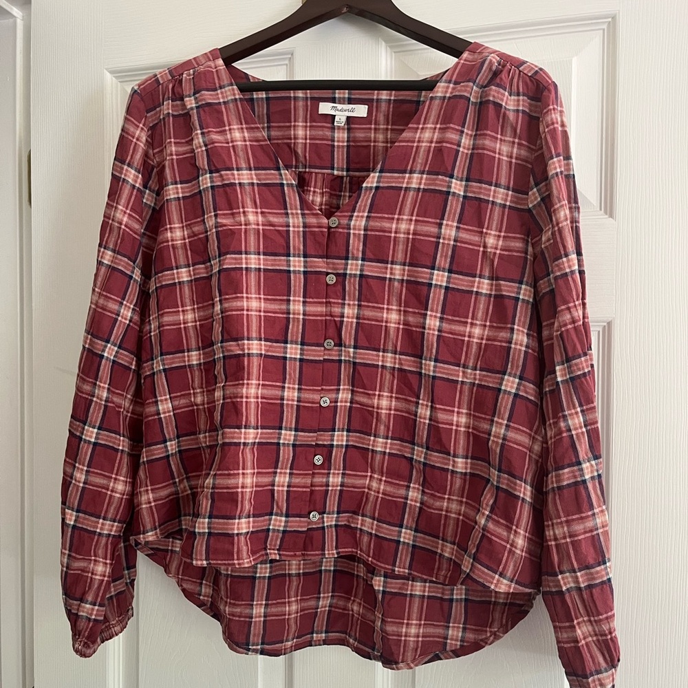 Madewell plaid shirt